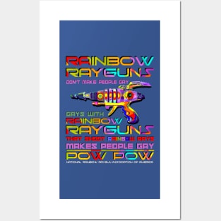 Rainbow -  Rayguns Posters and Art